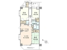 【千葉県/松戸市北松戸】ゼファー北松戸マークフォート 間取り図