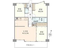 【千葉県/柏市青葉台】ビューパレ―南柏 間取り図