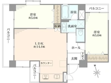 【埼玉県/草加市氷川町】ライオンズマンション草加駅西 間取り図