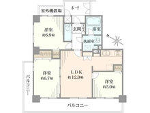 【千葉県/松戸市樋野口】ファミール松戸リバーステージ 間取り図