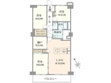 【千葉県/柏市青葉台】常盤平スカイハイツ 間取り図