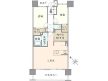 【埼玉県/春日部市中央】サーパス春日部中央レジデンス 間取り図