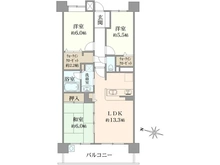 【千葉県/松戸市和名ケ谷】ウィズ松戸陽だまりの丘 間取り図