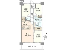 【千葉県/船橋市習志野台】リビオシティ船橋北習志野 間取り図