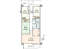 【千葉県/柏市中新宿】カルム北小金 間取り図