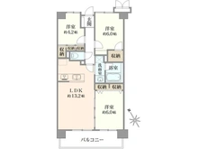 【千葉県/松戸市上本郷】ディアハイム北松戸 間取り図
