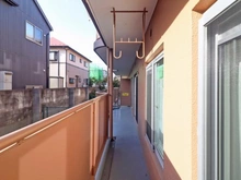 【千葉県/流山市東初石】江戸川台ハイツ D棟 バルコニー