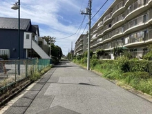 【千葉県/松戸市新松戸】サンライトパストラル参番街 B棟 前面道路