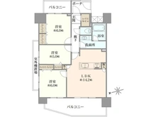 【千葉県/松戸市根本】クリオ松戸伍番館 間取り図