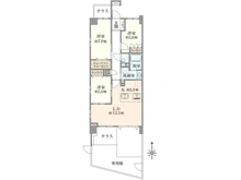 【千葉県/流山市加】ヴェレーナ流山セントラルパーク 間取り図