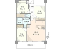 【千葉県/船橋市藤原】アイフォート船橋パークサイド 間取り図