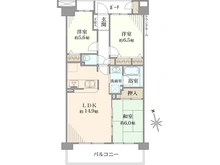 【千葉県/柏市花野井】オーベル柏の葉ヒルズ壱番館 間取り図