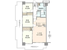 【埼玉県/草加市中根】アルファグランデ草加松原 間取り図