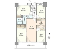 【千葉県/市川市島尻】クレストフォルム浦安弐番館 間取り図