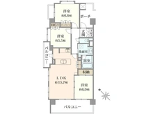 【千葉県/松戸市六高台】アンビシャス松戸六高台 間取り図