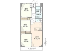 【埼玉県/草加市栄町】パルムハウス松原 間取り図