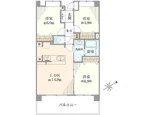 【埼玉県/草加市谷塚】ビューネ谷塚 間取り図