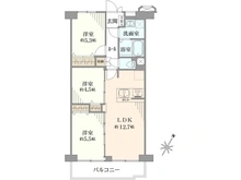 【埼玉県/越谷市千間台西】サニーハイツせんげん台 間取り図
