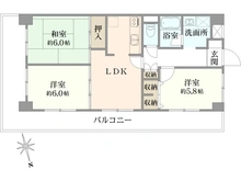 【千葉県/柏市あけぼの】メイツ柏 C棟 間取り図