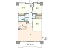 【埼玉県/春日部市粕壁東】エクレール春日部III 間取り図