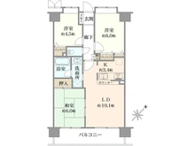【千葉県/松戸市上本郷】セレナハイム北松戸 間取り図