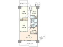 【千葉県/松戸市松戸新田】エステ・スクエア松戸 間取り図