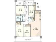【茨城県/牛久市ひたち野東】びゅうパルクひたち野参番館 間取り図