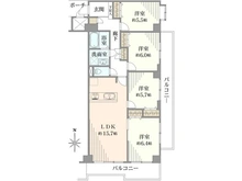 【埼玉県/川口市芝高木】ジェム川口芝公園 間取り図