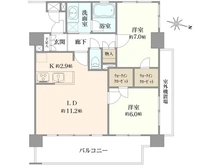【千葉県/松戸市紙敷】コニファーコート松飛台 間取り図