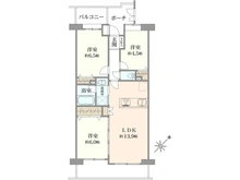 【埼玉県/蕨市南町】コスモフェスタ蕨 間取り図
