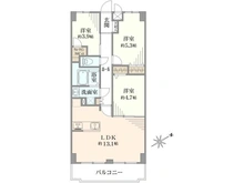 【埼玉県/越谷市谷中町】ワコーレ越谷 間取り図