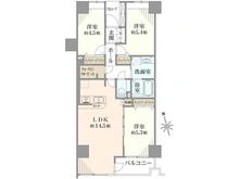 【埼玉県/草加市手代】アミティ草加 間取り図
