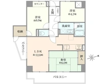 【千葉県/松戸市岩瀬】アセッツ松戸 間取り図