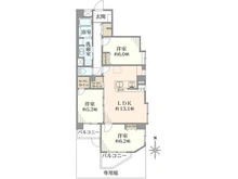 【千葉県/柏市豊住】ダイアパレス新柏II 間取り図