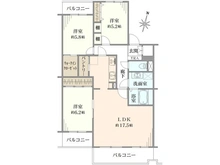 【千葉県/我孫子市白山】パシフィック我孫子グリーンタウン 7号棟 間取り図