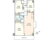 【千葉県/松戸市常盤平】藤和松戸常盤平コープ 間取り図
