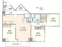 【千葉県/松戸市南花島】第二松戸グリーンハイツ 間取り図