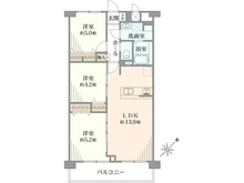 【埼玉県/越谷市大字下間久里】メイツ越谷 間取り図