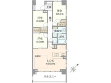 【千葉県/柏市柏】シティハウス柏イーストコート 間取り図