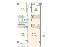 【千葉県/松戸市五香南】シティパル松戸・元山II 間取り図