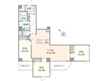 【埼玉県/吉川市保】ライオンズマンション吉川 間取り図