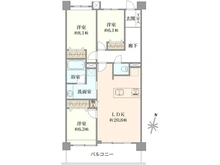 【千葉県/松戸市古ケ崎】リリファ松戸 A棟 間取り図