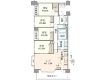 【千葉県/流山市向小金】アンビシャス南柏 間取り図