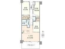 【千葉県/流山市加】ヴェレーナ流山セントラルパーク  間取り図