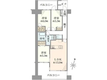 【千葉県/松戸市牧の原】ヴェルデゾーナ新八柱 間取り図