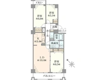 【千葉県/柏市西柏台】柏ハイライズ 間取り図