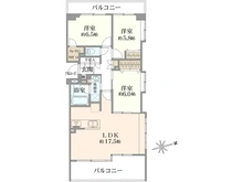 【千葉県/流山市鰭ケ崎】レクセルマンション南流山 間取り図