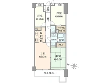 【千葉県/松戸市大谷口】ライオンズガーデン新松戸 間取り図