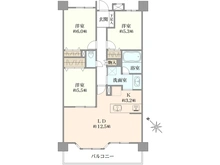 【千葉県/流山市向小金】アンビシャス南柏 間取り図