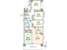 【千葉県/流山市西初石】レクセルガーデン初石 間取り図